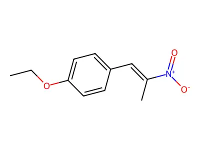 1-ethoxy-4-[(E)-2-nitroprop-1-enyl]benzene structure