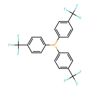Tris(4-trifluoromethylphenyl)phosphine structure