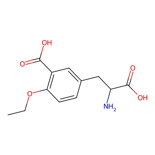 5-(2-Amino-2-carboxyethyl)-2-ethoxybenzoic acid structure