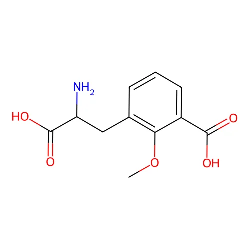 3-(2-Amino-2-carboxyethyl)-2-methoxybenzoic acid structure