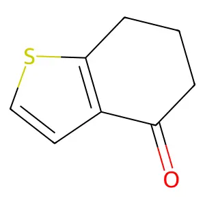 4,5,6,7-Tetrahydro-4-oxothionaphthene structure