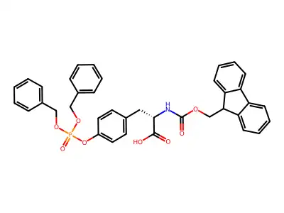 Fmoc-Tyr(PO3Bzl2)-OH structure