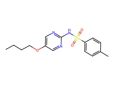 N-(5-Butoxy-2-pyrimidinyl)-P-toluenesulfonamide structure