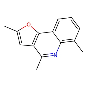 2,4,6-Trimethylfuro[3,2-c]quinoline structure