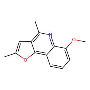 6-Methoxy-2,4-dimethylfuro[3,2-c]quinoline structure