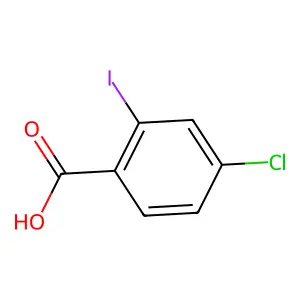 4-Chloro-2-iodobenzoic acid structure
