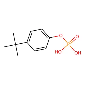 p-tert-Butylphenyl dihydrogen phosphate structure