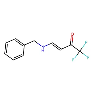 (3E)-4-(benzylamino)-1,1,1-trifluorobut-3-en-2-one structure
