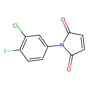 1-(3-Chloro-4-fluorophenyl)-1H-pyrrole-2,5-dione structure
