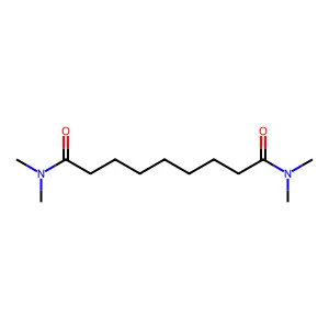 Azelamide, N,N,N',N'-tetramethyl- structure