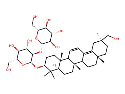 11,13diene-20CH2OH-Glycyrrhizin structure