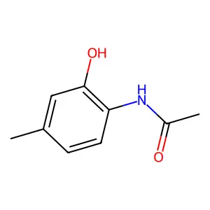 N-(2-Hydroxy-4-methylphenyl)acetamide structure
