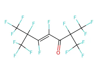 (4E)-1,1,1,2,4,5,6,7,7,7-Decafluoro-2,6-bis(trifluoromethyl)hept-4-en-3-one structure