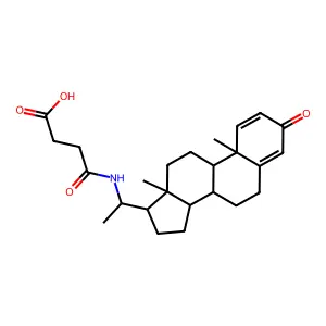 20-Succinamylpregna-1,4-dien-3-one structure