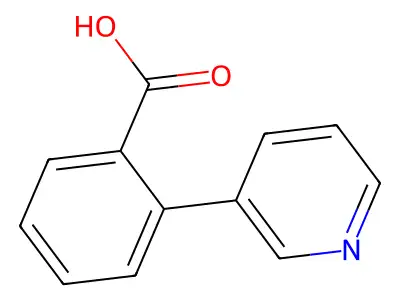 2-(Pyridin-3-yl)benzoic acid structure