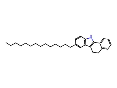 8-Tetradecyl-5H,6H,11H-benzo[a]carbazole structure