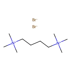 Tetramethylenebis(trimethylammonium bromide) structure