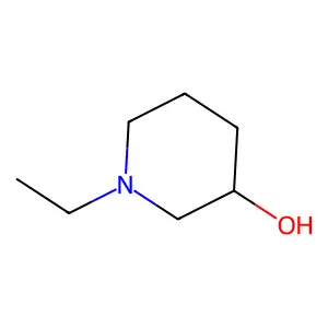 1-Ethyl-3-piperidinol structure