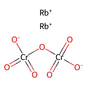 Dirubidium dichromate structure