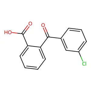 Benzoic acid, 2-(3-chlorobenzoyl)- structure