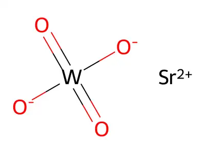 Strontium;dioxido(dioxo)tungsten structure
