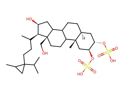 Weinbersterol disulfate B structure