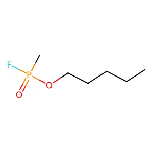 Pentyl methylphosphonofluoridate structure