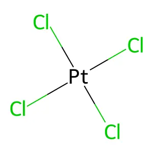 Platinum tetrachloride structure