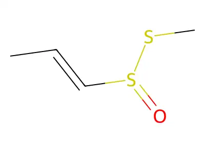 Methyl 1-propenyl thiosulfinate structure
