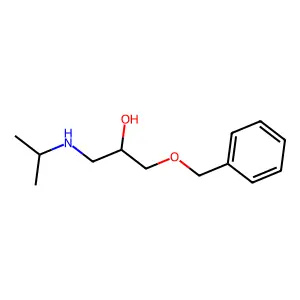 2-Propanol, 1-[(1-methylethyl)amino]-3-(phenylmethoxy)-, (S)- structure