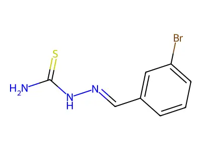Hydrazinecarbothioamide, 2-[(3-bromophenyl)methylene]- structure