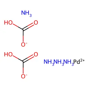 Palladium(2+), Tetraammine-, (sp-4-1)-, Carbonate (1:2) structure