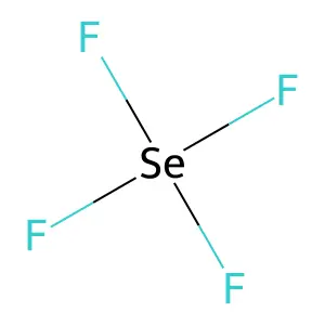 Selenium tetrafluoride structure