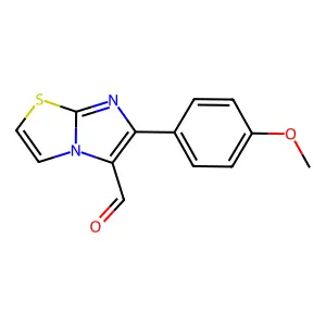 6-(4-Methoxyphenyl)imidazo[2,1-b][1,3]thiazole-5-carbaldehyde structure