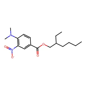 2-Ethylhexyl 4-(dimethylamino)-3-nitrobenzoate structure