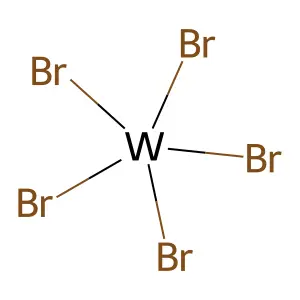 Tungsten bromide (WBr5) structure