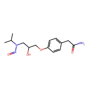 N-nitroso-atenolol structure