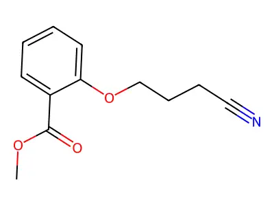 Methyl 2-(3-cyanopropoxy)benzoate structure