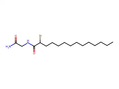 2-Bromo-myristoyl-glycinamide structure
