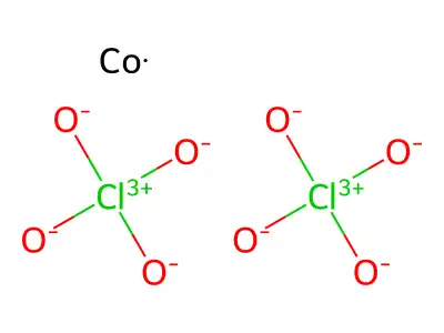 Perchloric acid, cobalt(2+) salt (2:1) structure