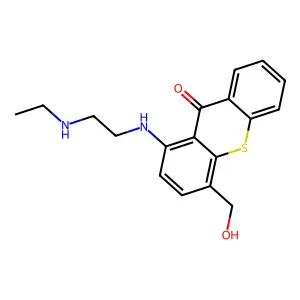 Desethylhycanthone structure