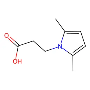 3-(2,5-dimethyl-1H-pyrrol-1-yl)propanoic acid structure