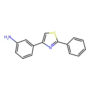 3-(2-Phenyl-thiazol-4-yl)-phenylamine structure