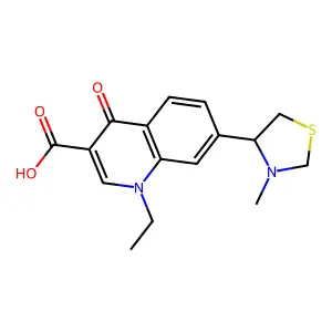 Quinolone acid deriv structure