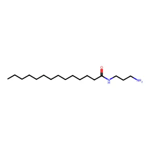 N-(3-Aminopropyl)myristamide structure