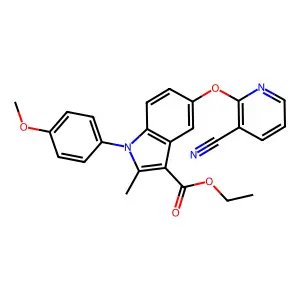 1H-indole-3-carboxylic acid ethyl ester structure