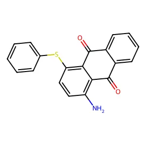 1-Amino-4-(phenylthio)anthraquinone structure