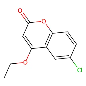 6-Chloro-4-ethoxychromen-2-one structure