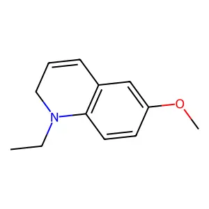 6-Methoxy-N-ethyl-1,2-dihydroquinoline structure