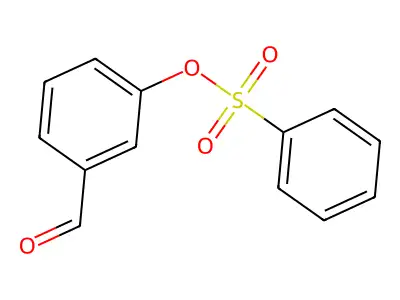 3-Formylphenyl benzenesulfonate structure